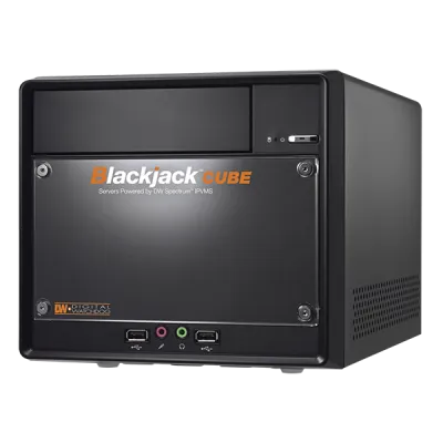 Digital Watchdog - DW-BJCUBE4T - Windows based Blackjack Cube NVR Powered by DW Spectrum IPVMS 4TB HDD