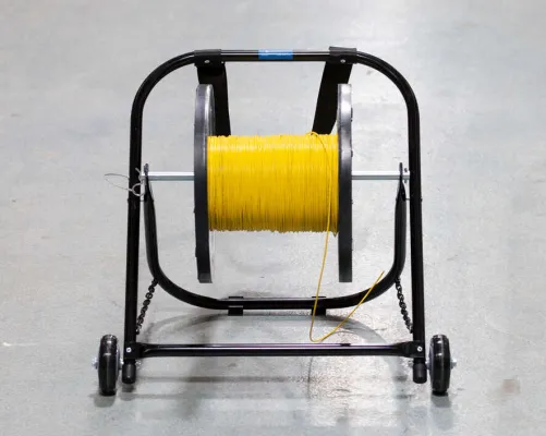 Jonard Tools - CC-2721WS - Steel Cable Caddy, 21" Wide W/Wheels & Strap