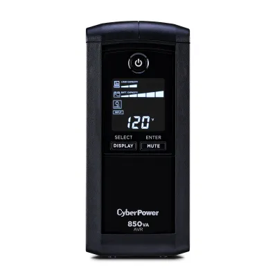 CYBERPOWER - CP850AVRLCD - CyberPower 850VA/510W Line-Interactive UPS AVR LCD 9 Outlets 3 Year Warranty 1080 Joules