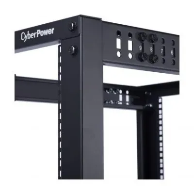 Cyber Power - CR25U40001 - 25U 19" 4-post Open Frame Rack, 600mm Wide, 22"-40" Depth Adjustable