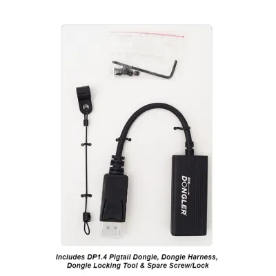 GoSimplyConnect - DO-D001 - SimplyAV - Display Port1.4 to HDMI 2.0b Pigtail Adapter Dongle - 1Ea/Bag