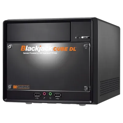 Digital Watchdog - DW-BJCUBE12T-DL - Windows based Blackjack Cube NVR Powered by DW Spectrum IPVMS 12 TB HDD
