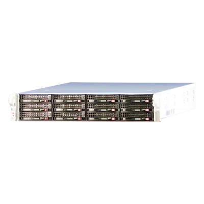 Digital Watchdog - DW-BJER2U80T-LX - Blackjack E-RACK 2U 12-Bay Chassis-70 TB