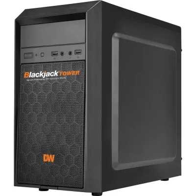 Digital Watchdog - DW-BJMT3104TLX - Blackjack Mid-Tower, Ubuntu Linux OS On SSD, 180MBPS Throughput, Intel I3, 8GB RAM, 4TB Storage, UL