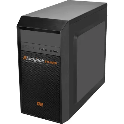Digital Watchdog - DW-BJMT5106TLX - Blackjack Mid-Tower, Ubuntu Linux OS On SSD, 360MBPS Throughput, Intel I5, 16GB RAM, 6TB Storage, UL