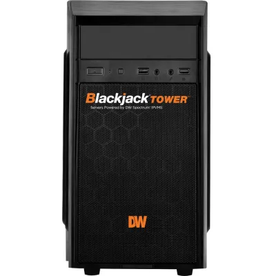 Digital Watchdog - DW-BJMT5112TLX - Blackjack Mid-Tower, Ubuntu Linux OS On SSD, 360MBPS Throughput, Intel I5, 16GB RAM, 12TB Storage, UL
