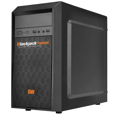 Digital Watchdog - DW-BJMT7120TS - Blackjack Tower Mid-Size Servers with Intel Core i7 Processor, Windows Server OS, 20TB