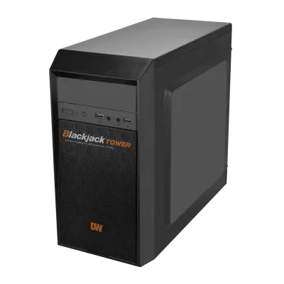 Digital Watchdog - DW-BJMT7120TS - Blackjack Tower Mid-Size Servers with Intel Core i7 Processor, Windows Server OS, 20TB