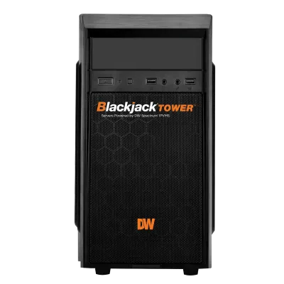 Digital Watchdog - DW-BJMT7124TS - Blackjack Tower Mid-Size Servers with Intel Core i7 Processor, Windows Server OS, 24TB