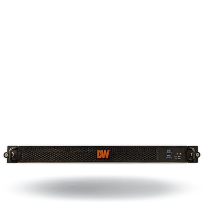 Digital Watchdog - DW-BJP1U40T - Blackjack P-RACK NVRs Powered by DW Spectrum IPVMS, 40 Terabyte, 4 camera Licenses pre-installed, 360 Mbps of Recording Throughput. Standard Features Include Intel i5 Processor and 16GB Memory, Windows 10