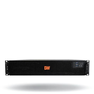 Digital Watchdog - DW-BJP2U120T - Blackjack P-RACK NVRs Powered by DW Spectrum IPVMS, 120 terabyte, 4 Camera Licenses Pre-installed, 600 Mbps of Recording Throughput Hardware Options Include Intel i7 Processor, Windows 10 and 16GB Memory