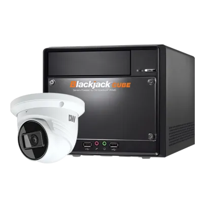 Digital Watchdog - DW-CUVTKIT616 - Blackjack Cube 6TB with 16x vari-focal lens turret IP cameras kits