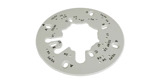 Digital Watchdog - DWC-GPLT - Converter plate for electronic gang box - ivory