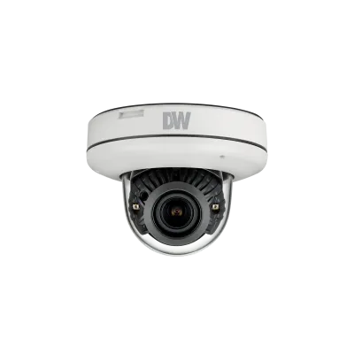 Digital Watchdog - DWC-MV85WiAT - MEGApix 5MP low-profile vandal dome IP camera with 2.7~13.5mm vari-focal p-iris lens with motorized zoom and auto-focus and color in near-total darkness and IR