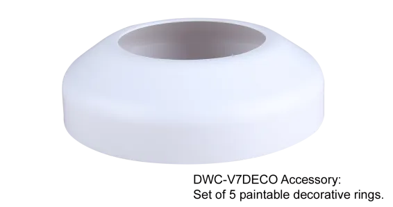 Digital Watchdog - DWC-V7553W - Star-Light 5MP UHDoC Ultra Low-profile Vandal Dome Camera with Fixed Lens