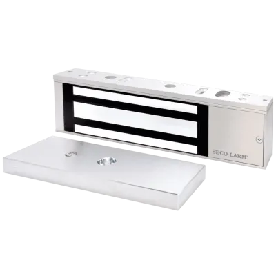 SECO-LARM - E-941SA-1200 - Single-door Electromagnetic Lock with 1,200-lb (545kg) holding force. 12 or 24 VDC operation. UL, CUL listed.