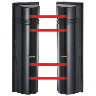 SECO-LARM - E-964-Q330Q - Multi-Frequency Quad Photobeam Detector 330 ft. Outdoors