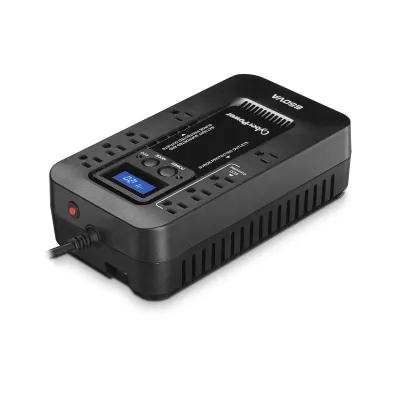 Cyber Power - EC650LCD - Simulated Sine Wave 650VA/390W