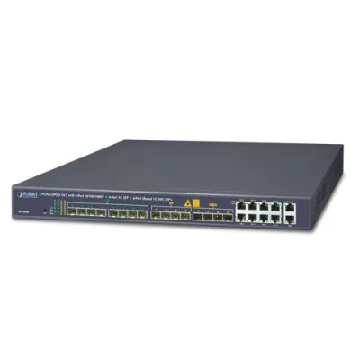 Planet - EPL-8000 - 8 PON GEPON OLT with 8-Port 10/100/1000T + 4-Port 1G SFP + 4-Port Shared 1G/10G SFP+