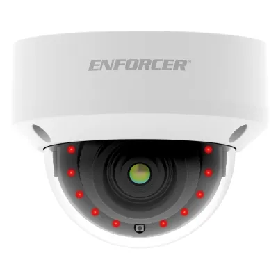 SECO-LARM - EV-N2506-2W4WMQ - IP 5MP 2.8mm Mini Dome Camera, ” SmartSens CMOS Sensor, 30FPS@5MP, True WDR, 3DNR, True Day & Night with ICR, IP66, -40° to 131°F, Smart IRs, 9 AI Functions, NDAA Compliant.