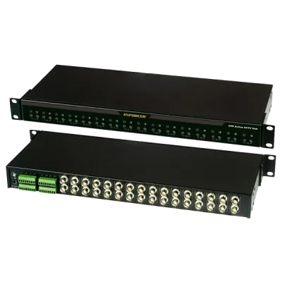 SECO-LARM - EVT-AH16-VT2Q - CCTV 1U Rack-Mount 16-Port Active Hub