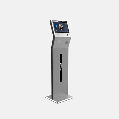 ZKTeco USA - FK1013+ - Body Temperature + Mask Detection Visitor Management Kiosk