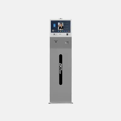 ZKTeco USA - FK1013+ - Body Temperature + Mask Detection Visitor Management Kiosk