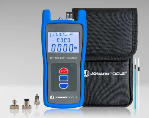 Jonard Tools - FLS-50 - Fiber Optic Light Source Singlemode with FC/SC/LC Adapters