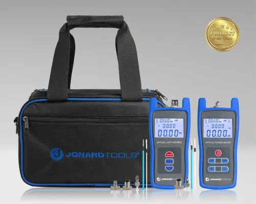 Jonard Tools - FPL-5050 - Fiber Optic Power Meter & Optical Light Source Kit (-50 to +26 dBm, Single-Mode)