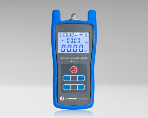 Jonard Tools - FPM-70 - Fiber Optic Power Meter (-70 to +6 dBm) with FC/SC/LC Adapters
