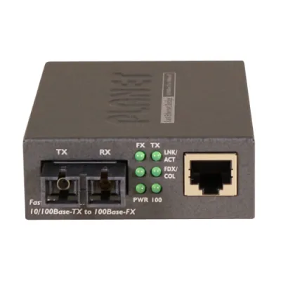 Planet - FT-802S35 - 10/100TX - 100Base-FX (SC) Single Mode Bridge Fiber Converter - 35KM, LFPT