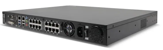 ExacqVision - IP16-08T-GPL-E - 8TB PoE+ G-Series IP Desktop NVR Linux with 16 IP Enterprise licenses (16 max)