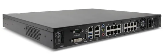 ExacqVision - IP16-08T-GPL - 8TB PoE+ G-Series IP Desktop NVR Linux with 16 IP Professional licenses (16 max)