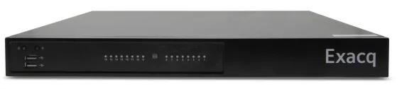 ExacqVision - IP16-12T-GPL-E - IP Desktop 16 port PoE+ G-Series NVR with 16 IP Enterprise licenses (16 max), 12TB Internal storage. PoE 240W total, 15w simultaneous all ports, 30w max per port. Linux Ubuntu 22.04 LTS OS on SSD, 4GB RAM, 1 X 1Gb