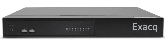 EXACQ - IP08-04T-GPL - IP Desktop 8 port PoE+ G-Series exacqVision NVR with 8 IP Professional licenses (8 max), 4TB Internal storage. PoE 120W total, 15w simultaneous all ports, 30w max per port. Linux Ubuntu 22.04 LTS OS on SSD, 4GB RAM, 1 X 1GbE, 1