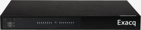 ExacqVision - IP04-08T-G2P16 - 8TB G-Series Desktop PoE Recorder with 16 PoE+ IP Camera Ports