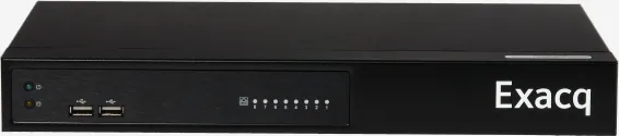 ExacqVision - IP04-08T-G2P08 - 8TB G-Series Desktop PoE Recorder with 8 PoE+ IP Camera Ports