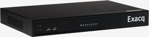 ExacqVision - IP04-06T-G2P08 - 6TB G-Series Desktop PoE Recorder with 8 PoE+ IP Camera Ports