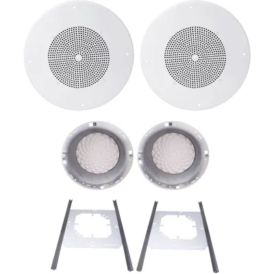 SPECO - G86KITPRC - 2 EACH OF: G86TCG SPEAKER, TS8 MOUNTING BRACKET, STH8 BACKCAN