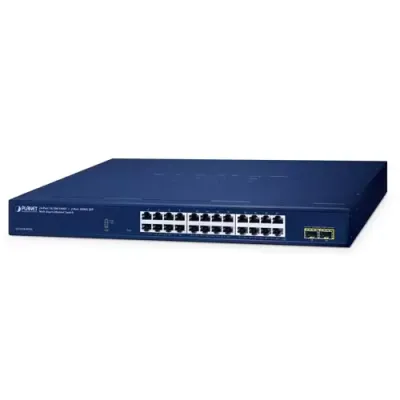 Planet - GS-2210-24T2S - 24-Port 10/100/1000T + 2-Port 1000X SFP Web Smart Ethernet Switch