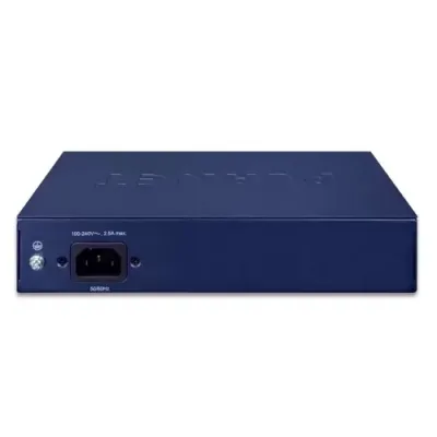 Planet - GSD-804P - 10" 8-Port 10/100/1000 Gigabit Ethernet Switch with 4-Port 802.3at PoE+ Injector (60W PoE Budget, 200m Extend mode and fanless)