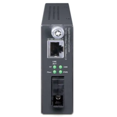 PLANET - GST-806A15 - 10/100/1000Base-T to WDM  Bi-directional Smart Fiber Converter - 1310nm - 15KM