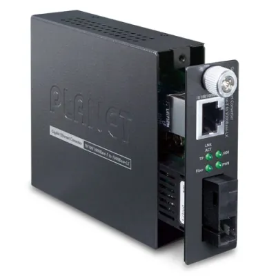 PLANET - GST-806A15 - 10/100/1000Base-T to WDM  Bi-directional Smart Fiber Converter - 1310nm - 15KM