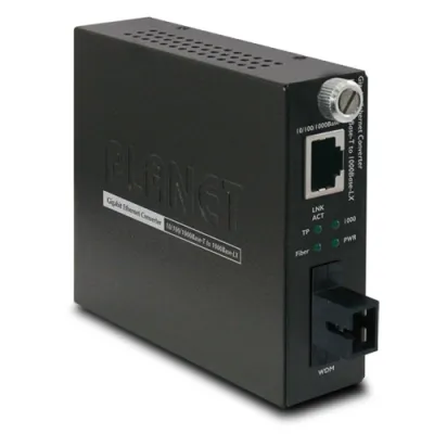 Planet - GST-806A60 - 10/100/1000Base-T to WDM Bi-directional Smart Fiber Converter - 1310nm - 60KM