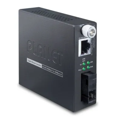 PLANET - GST-806B15 - 10/100/1000Base-T to WDM  Bi-directional Smart Fiber Converter - 1550nm - 15KM