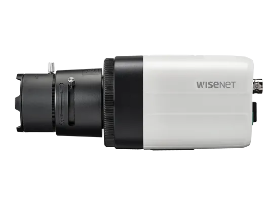 Hanwha - HCB-7000A - Wisenet HD+ 4MP box camera, AHD or CVBS formats are available, RS485 /Coaxial Control, true D/N, 24VAC/12VDC (Require 4MP or higher CS Mount Lens).