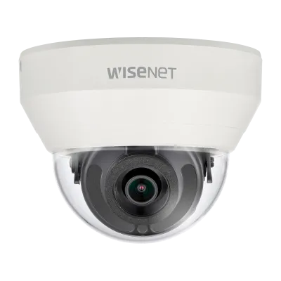 Hanwha - HCD-6010 - Wisenet HD+ 2MP indoor dome camera, AHD, CVI, TVI, CVBS formats are available, 2.8 mm fixed lens, true D/N, 12VDC