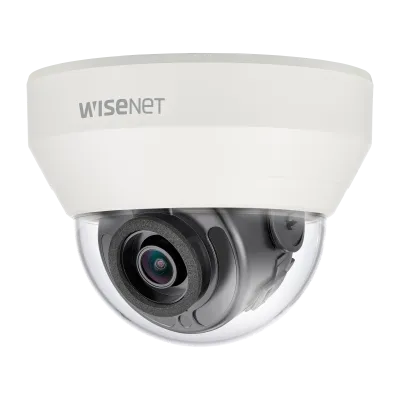 Hanwha - HCD-6010 - Wisenet HD+ 2MP indoor dome camera, AHD, CVI, TVI, CVBS formats are available, 2.8 mm fixed lens, true D/N, 12VDC