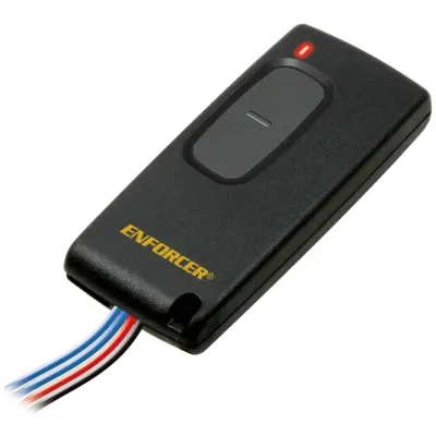 SECO-LARM - HL-951T1-SWQ - HL Series 1 Button Transmitter with Wires and DIP Coding