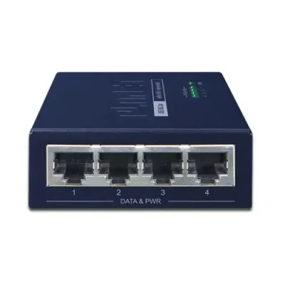 PLANET - HPOE-460 - 4-Port 802.3at 30W High Power over Ethernet Injector Hub - 120W External Power Adapter